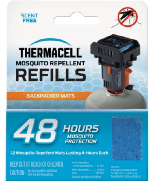 Backpacker Mosquito Repellent Refill Mats - 48 Hrs - not applicable 1