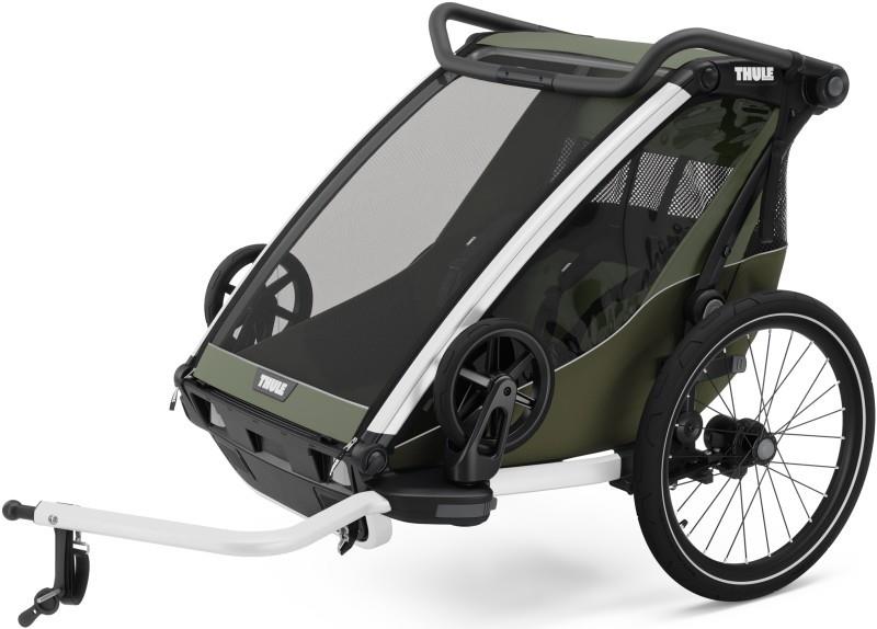 Chariot Lite Bike Trailer - Double - vintage green 1
