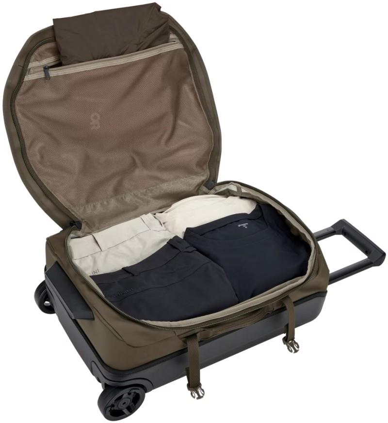 Chasm Carry On Wheeled Duffel Bag 40L - deep khaki 1