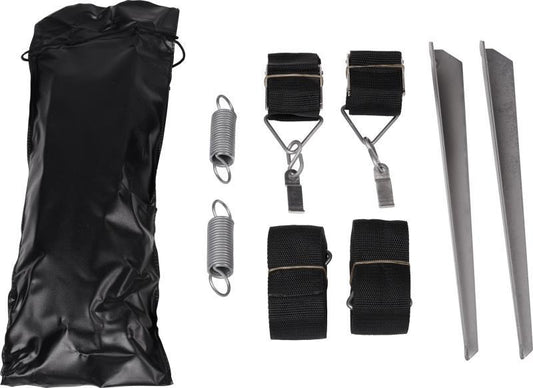 Hold Down Side Strap Kit - Black / Silver 1