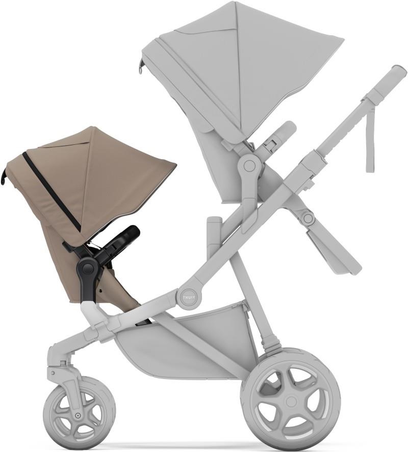 Sleek 2 Sibling Seat - taupe 1