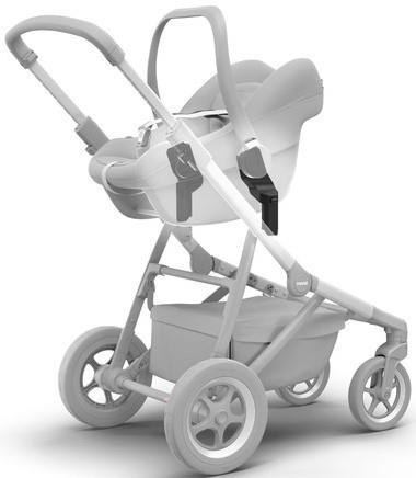 Sleek Car Seat Adapter for Maxi-Cosi - Black 2