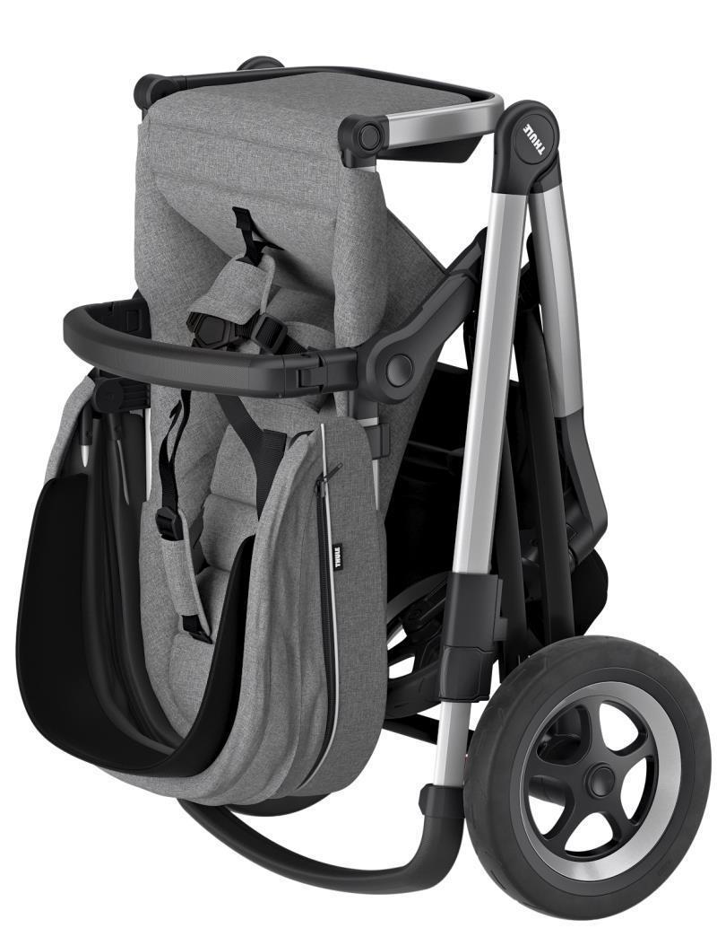 Sleek Stroller - Grey Melange 2