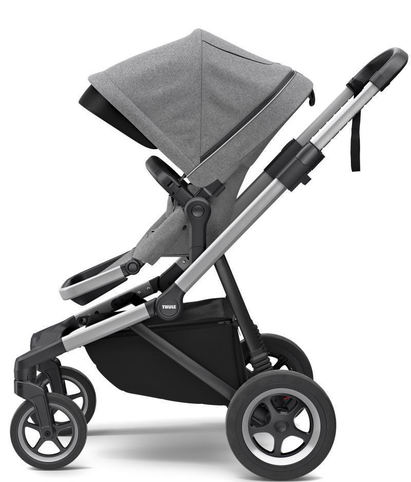 Sleek Stroller - Grey Melange 3