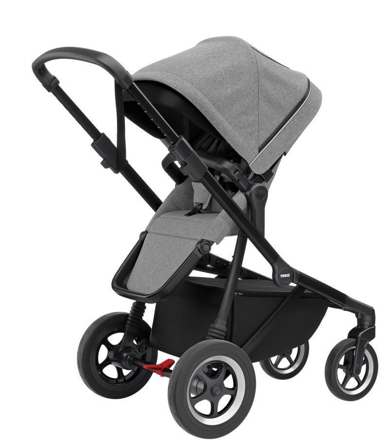 Sleek Stroller - Grey Melange / Black 3