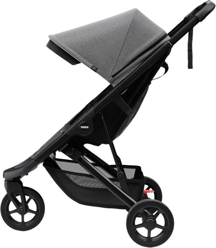 Spring 3-Wheel Stroller - Grey Melange 1
