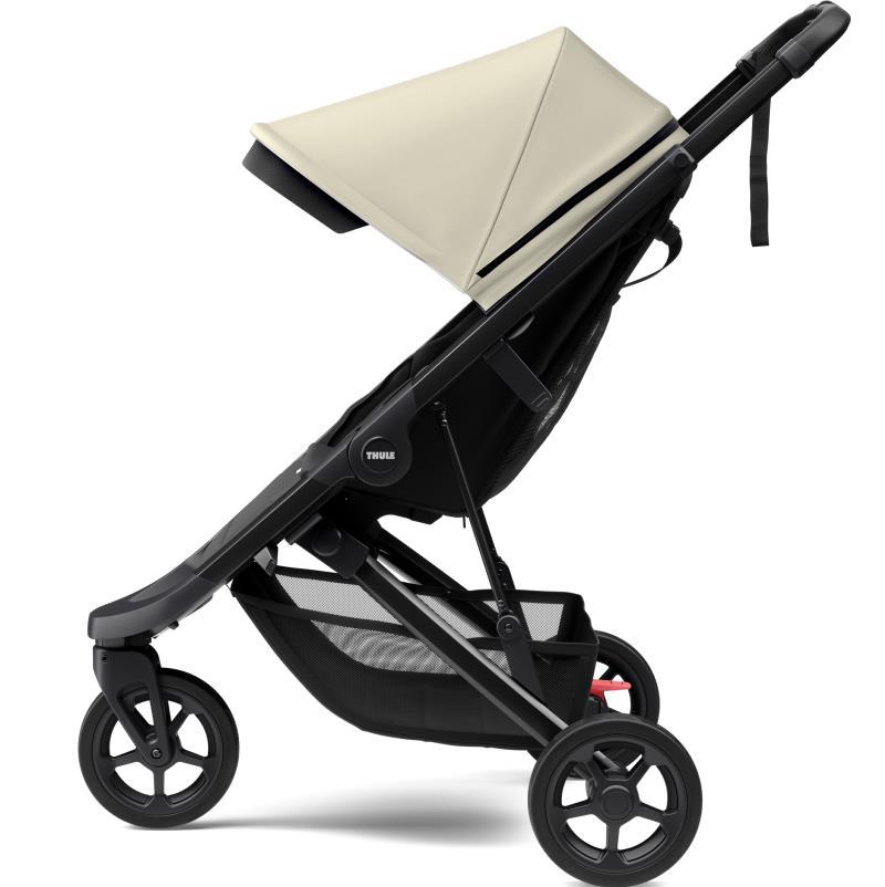 Spring 3-Wheel Stroller - Soft Beige 1