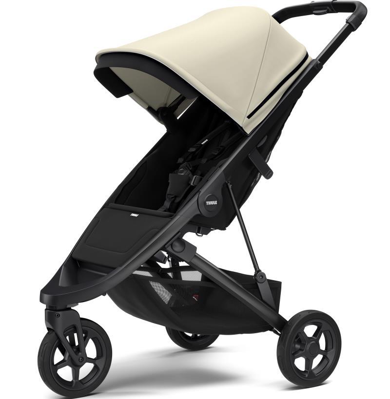 Spring 3-Wheel Stroller - Soft Beige 2
