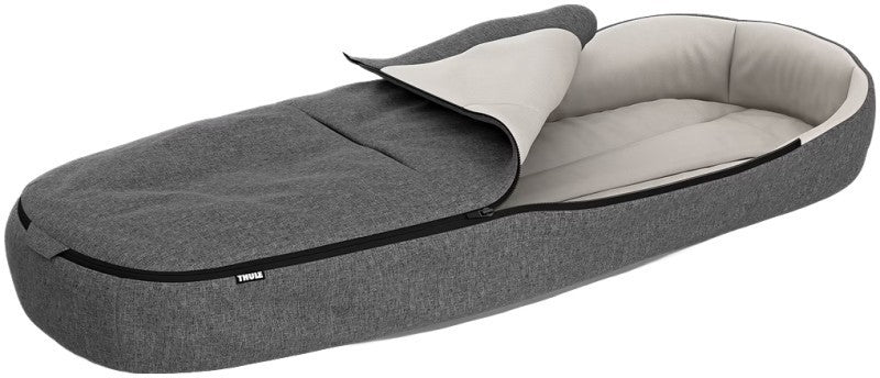 Stroller Footmuff - gray melange 1