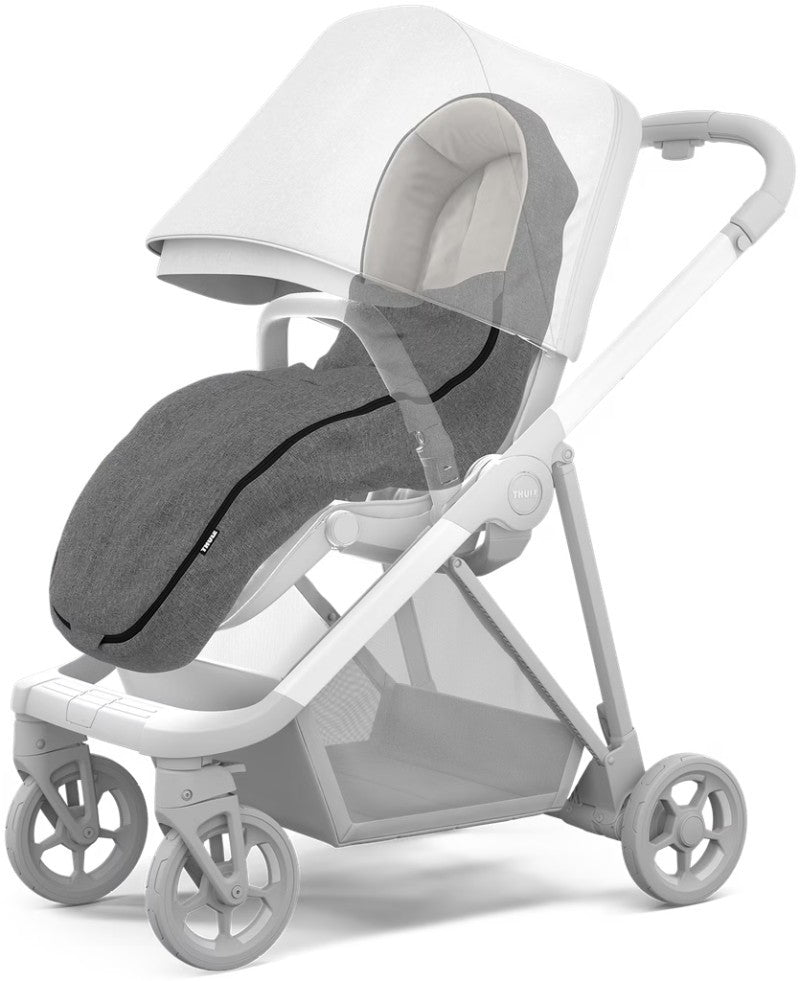 Stroller Footmuff - gray melange 1