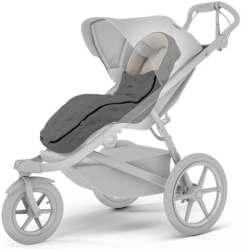 Stroller Footmuff - gray melange 1