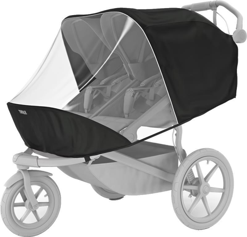 Urban Glide 3 Double Rain Cover - Black 1