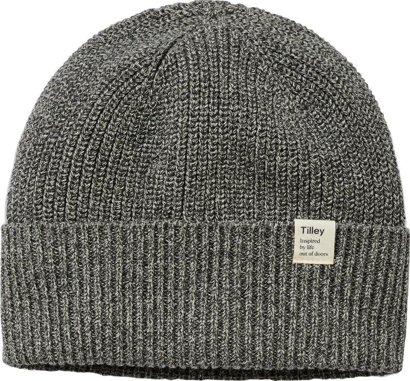 Marl Beanie - black / grey 1