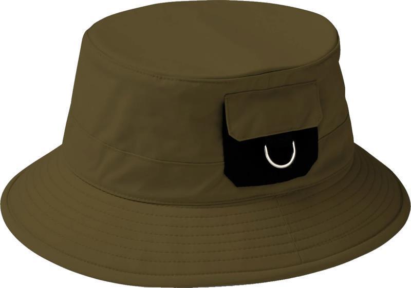 Recycled Pocket Bucket Hat - Olive 1