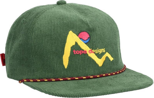 Corduroy Trucker Hat - olive 1