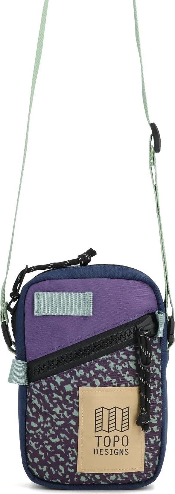Mini Shoulder Bag - loganberry / crackle 1