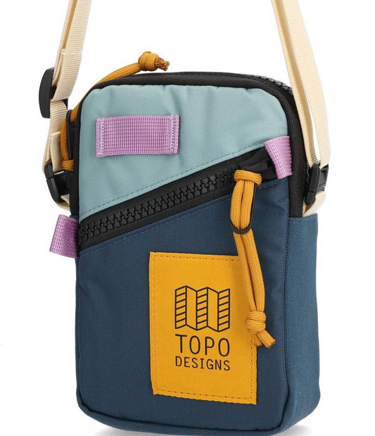 Mini Shoulder Bag - pond blue / sage 1