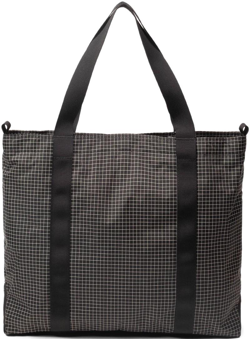 Mountain Essential Tote - grid / very peri 1
