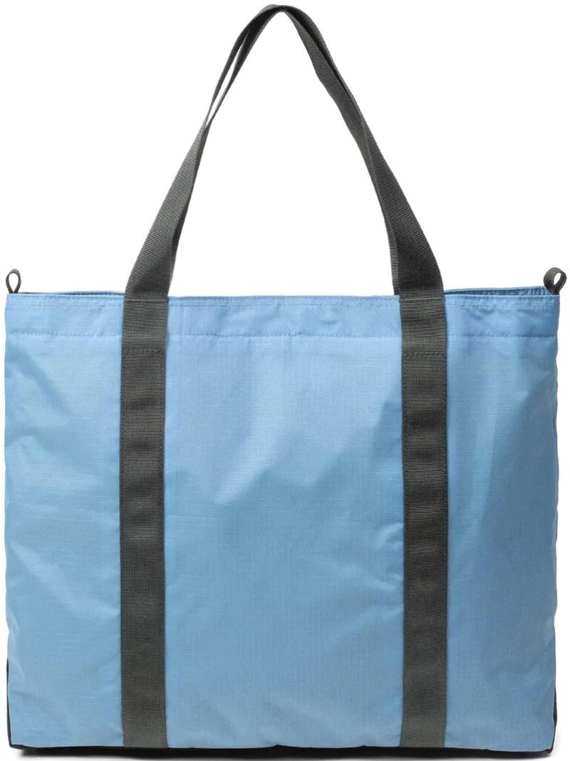 Mountain Essential Tote - river blue / brown oak 1