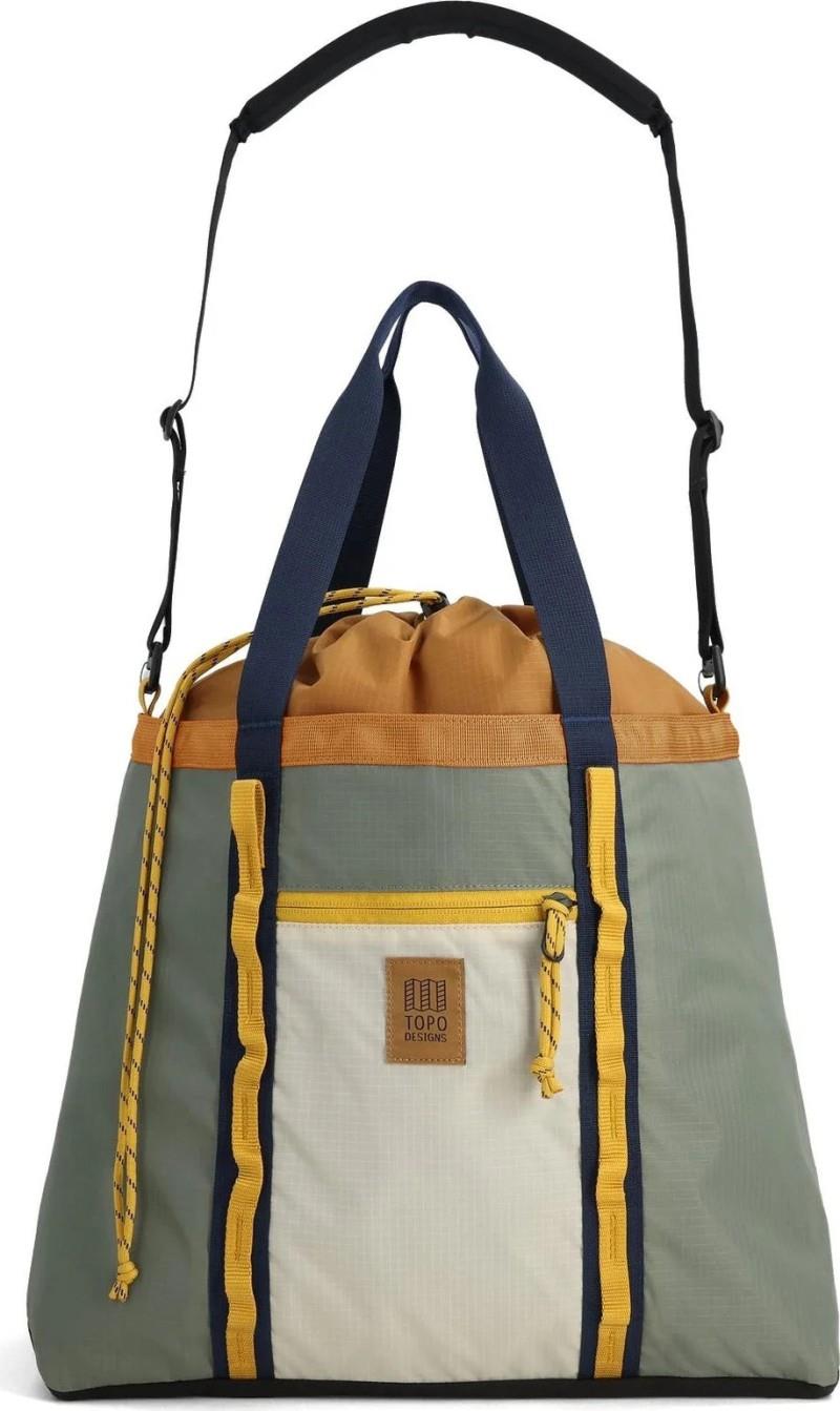 Mountain Utility Tote - bone white / beetle 1