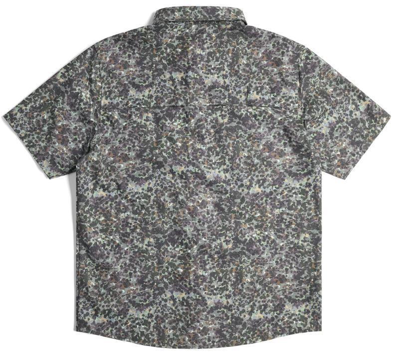 Retro River SS Shirt - Mens - Olive Meteor 2