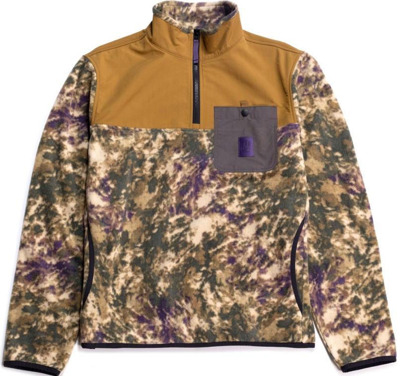 Vista 1/4 Zip Lightweight Fleece - Mens - beetle storm / dark khaki 1
