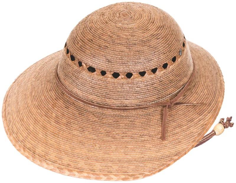 Laurel Lattice Sun Hat - straw 1