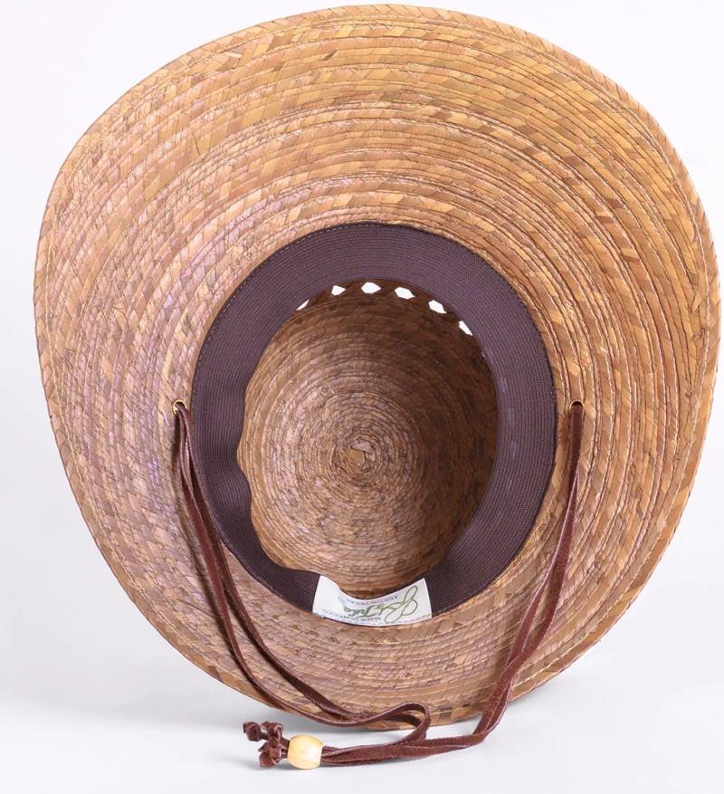 Laurel Lattice Sun Hat - straw 1