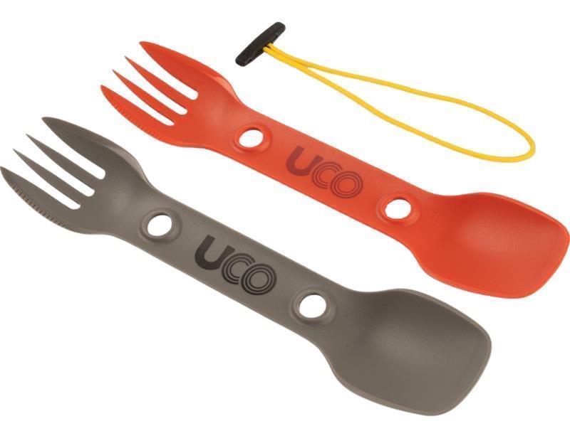 ECO Utility Spork - 2 Pack - chili / slate 1
