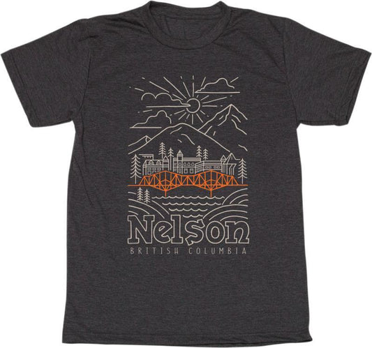 Hometown T-Shirt - Unisex - Heather Charcoal 1