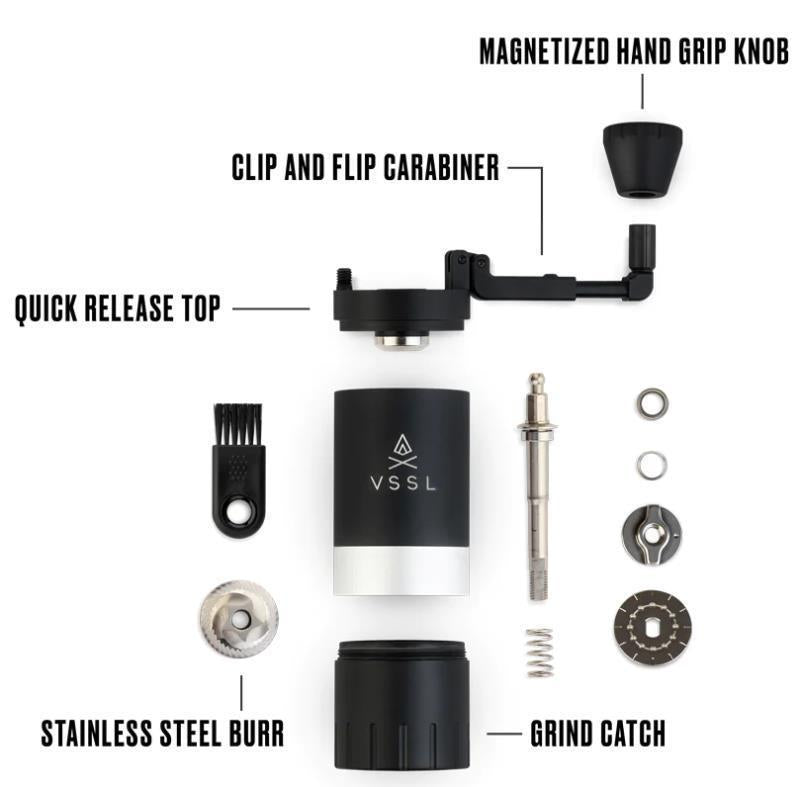 Java G25 Grinder - Black / Silver 6