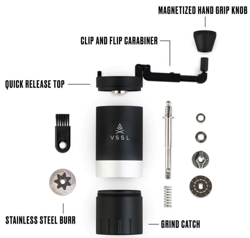 Java G45 Grinder - Black / Silver 5