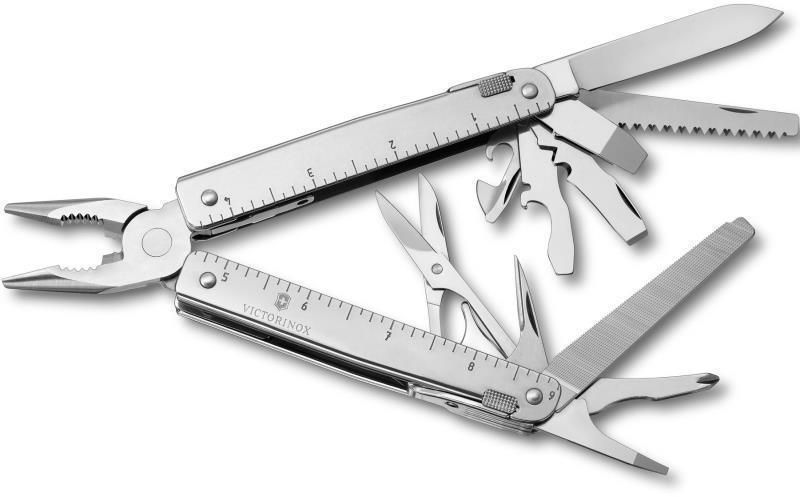 Swiss Tool X w/ Nylon Pouch - Silver 2