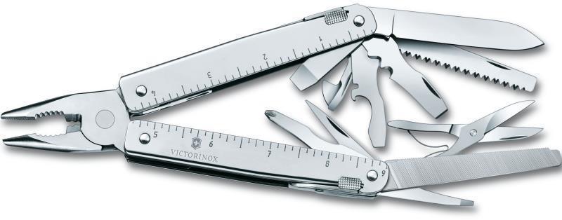 Swiss Tool X w/ Nylon Pouch - Silver 5