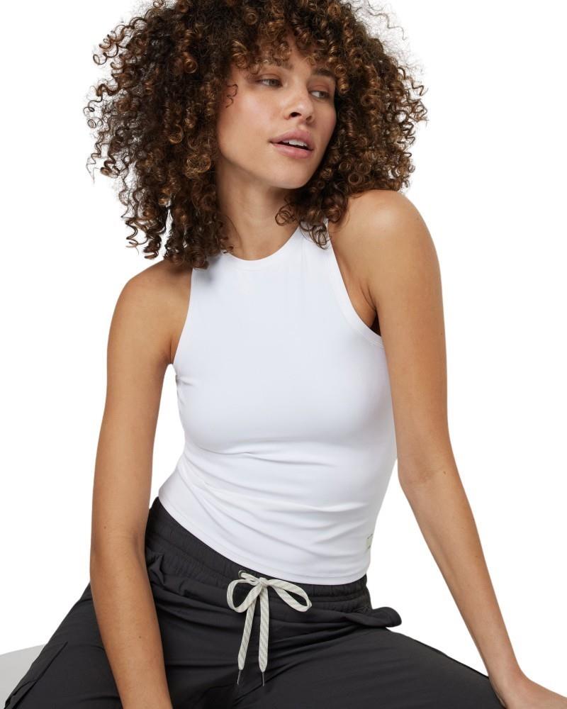 AllTheFeels Crew Tank - Womens - white 1