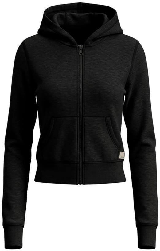 AllTheFeels Mini Full Zip Hood - Womens - black 1
