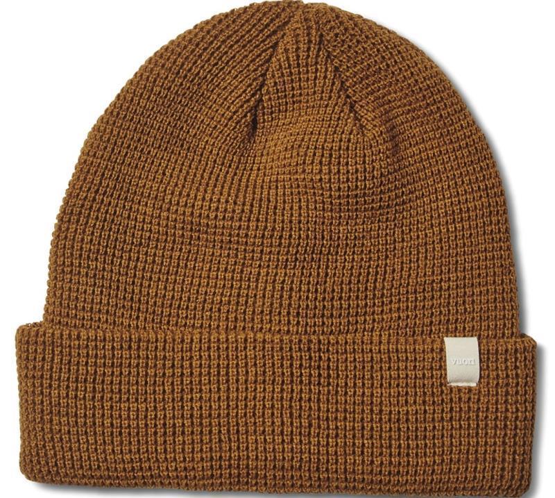 Alpine Waffle Beanie - caramel 1