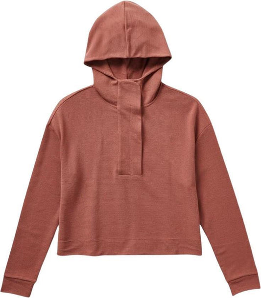 Bayview Thermal Hoodie - Womens - rosewood 1