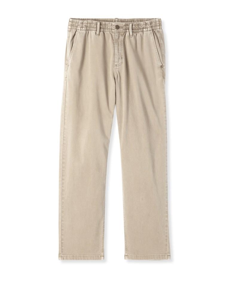 Benton Twill EW Relaxed Pants, 30" Inseam - Mens - limestone 1