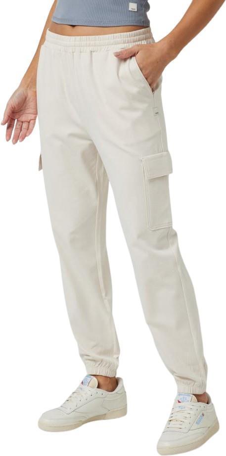 Boyfriend Cargo Joggers - Womens - milkweed heather 1
