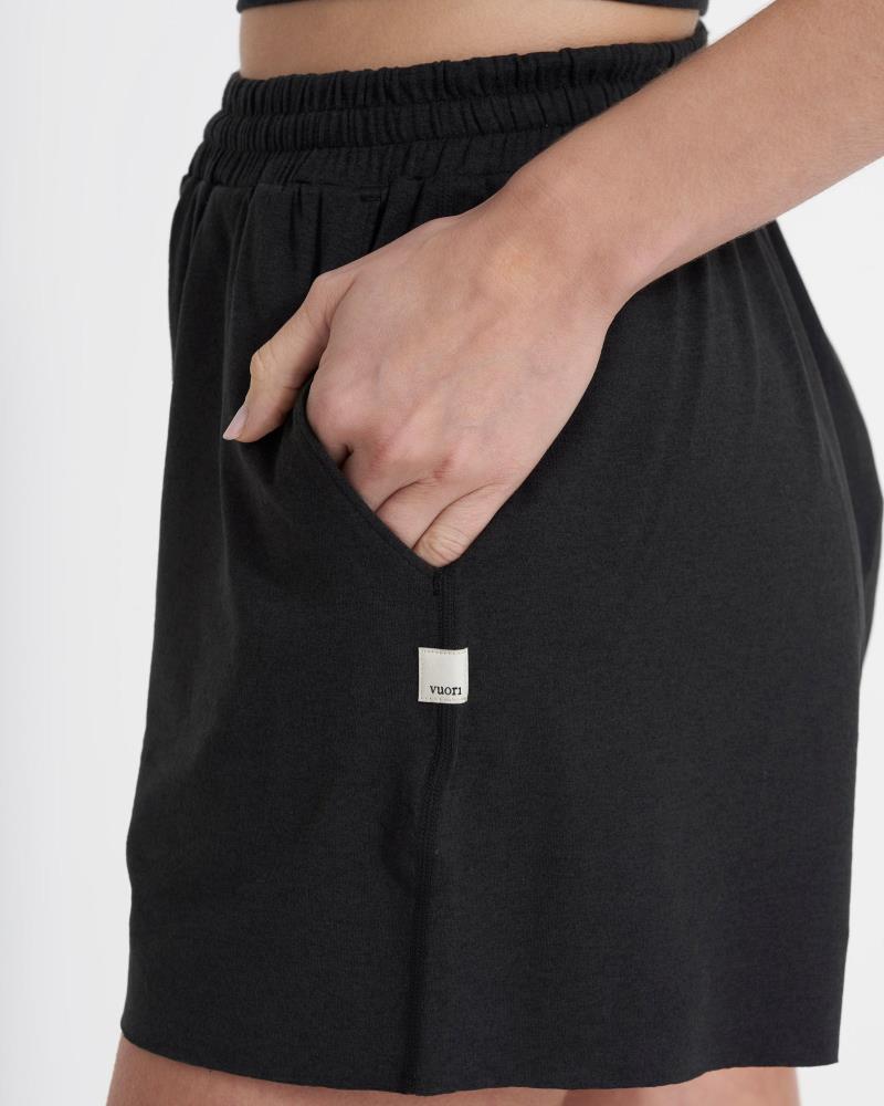 Boyfriend Shorts - Womens - Black Heather 4