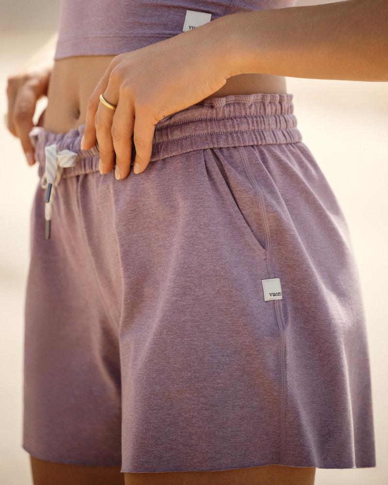 Boyfriend Shorts - Womens - Lilac Heather 3