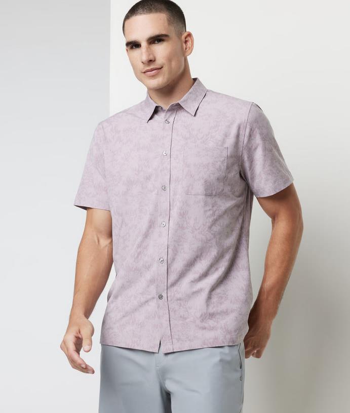 Bridge SS Button Down - Mens - Umber Zion 2