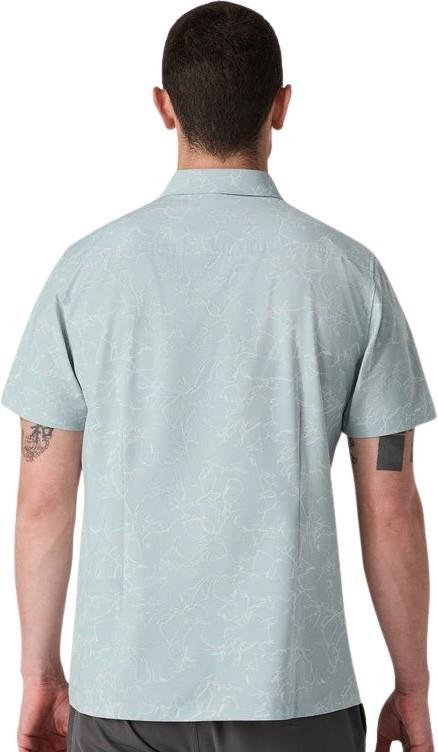 Bridge SS Button Down - Mens - chalk blue drawn 1