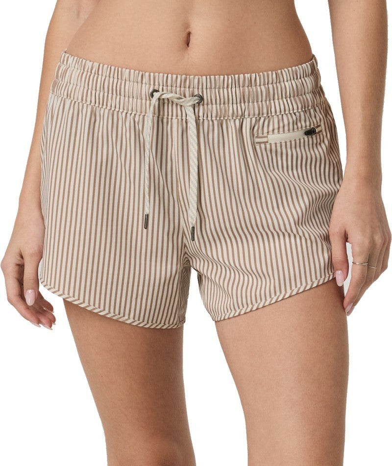 Clementine 2.0 Shorts, 4" Inseam - Womens - cove stripe hickory 1