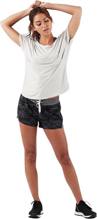 Clementine Shorts - Womens - black watercolor camo 1