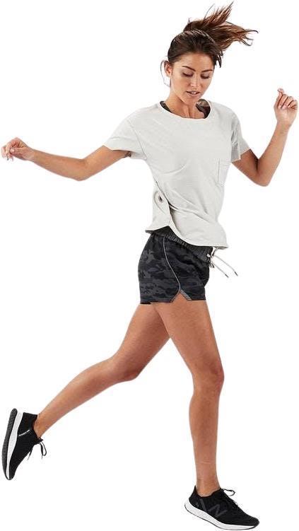 Clementine Shorts - Womens - black watercolor camo 1