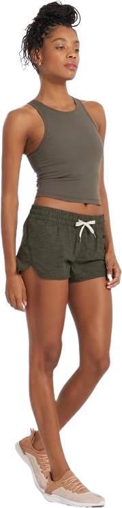 Clementine Shorts - Womens - oregano slub 1