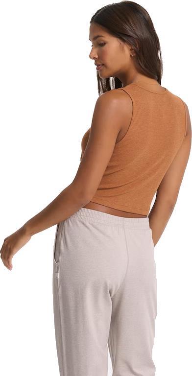 Cove High Neck Tank - Womens - Dark Palo Santo Heather 2
