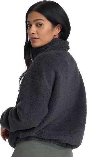 Cozy Sherpa Jacket - Womens - Charcoal 2